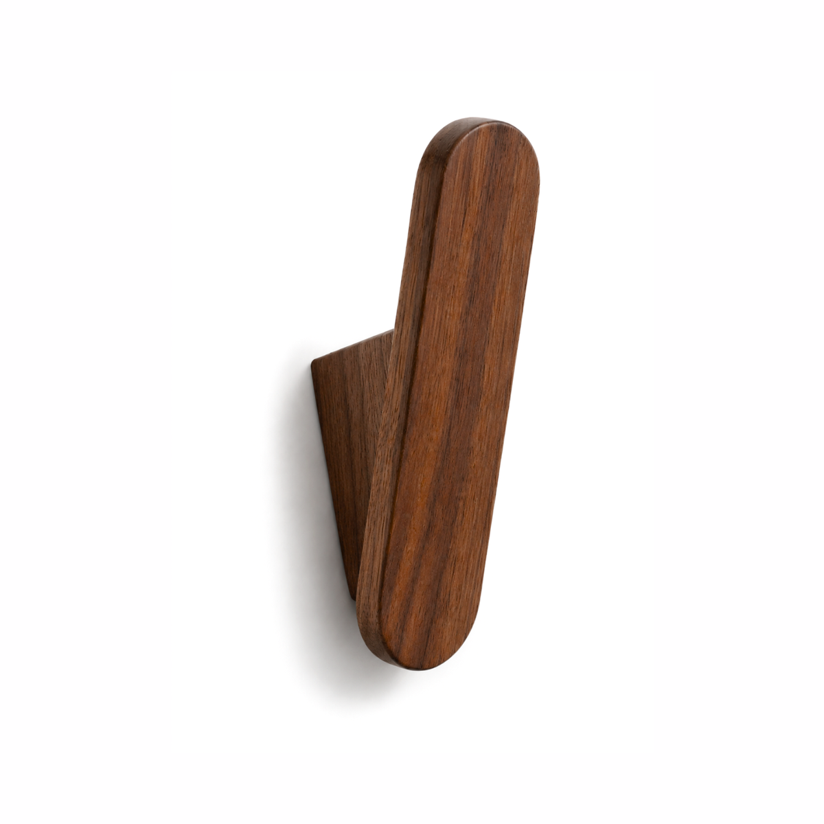 Wandhaak retro walnoot