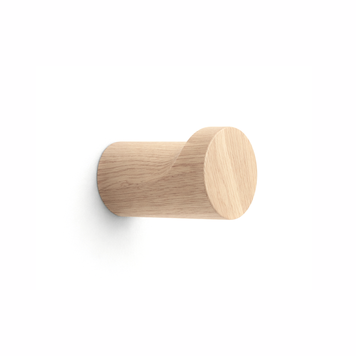Kapstokhaak knop teak