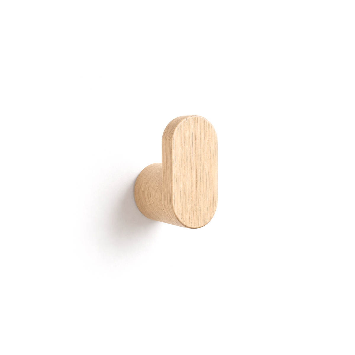 Kledinghaak knopje teak