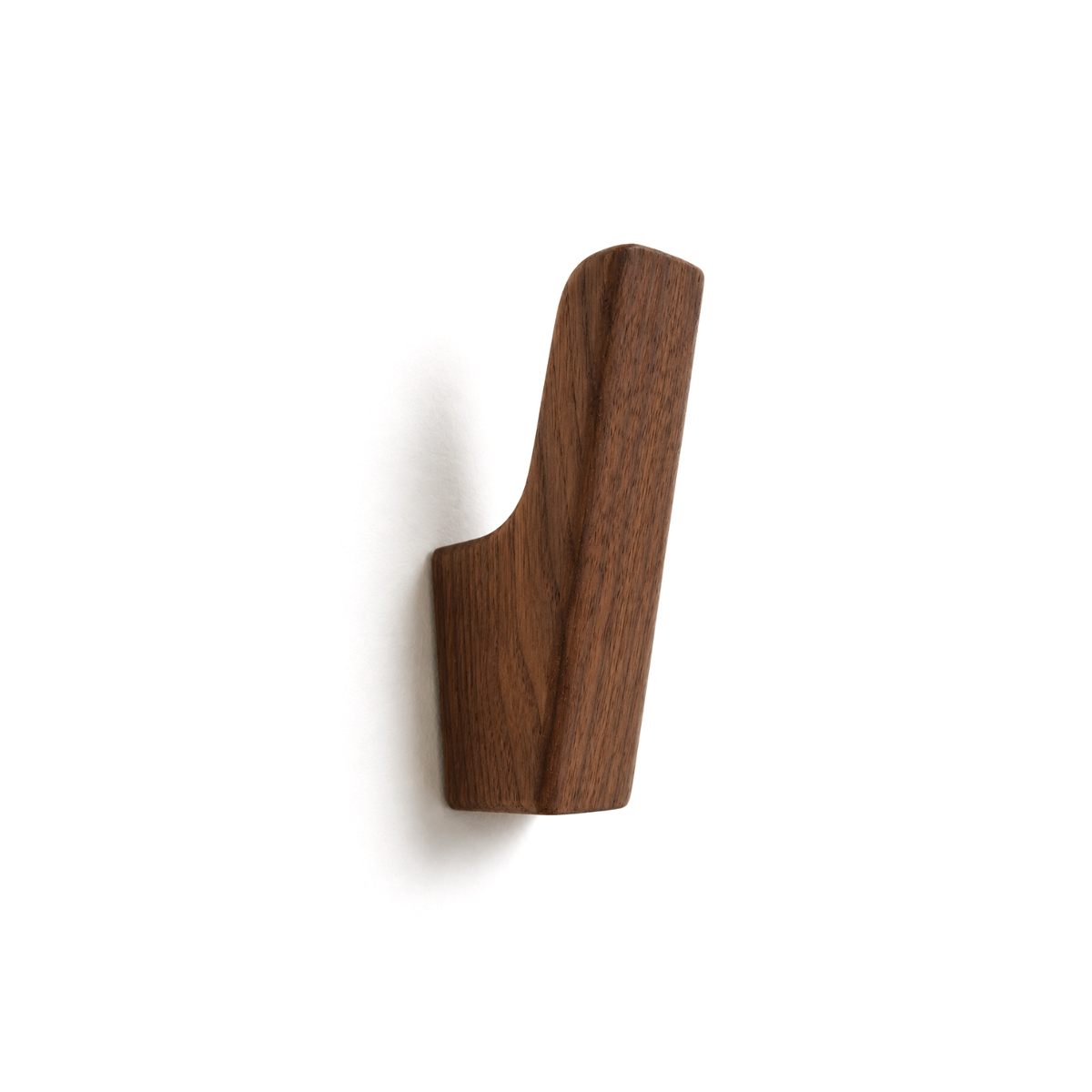 Wandhaak modern walnoot
