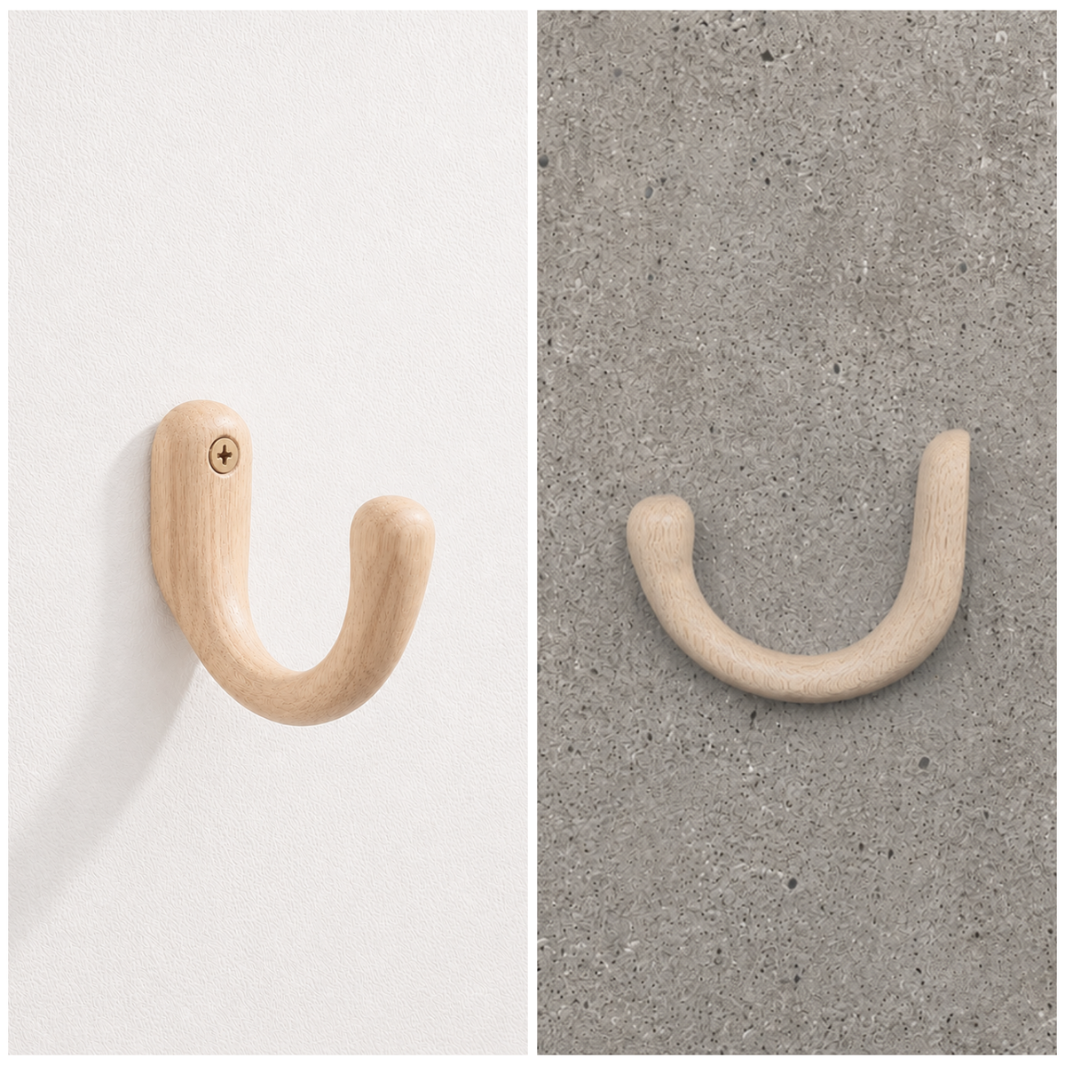Kapstokhaak keuken teak