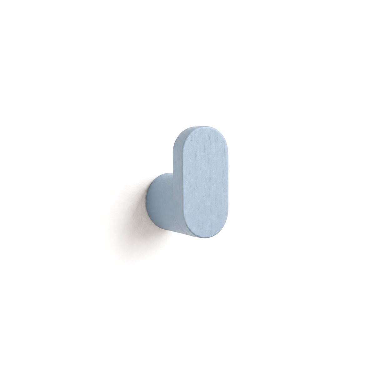 Kledinghaak knopje blauw