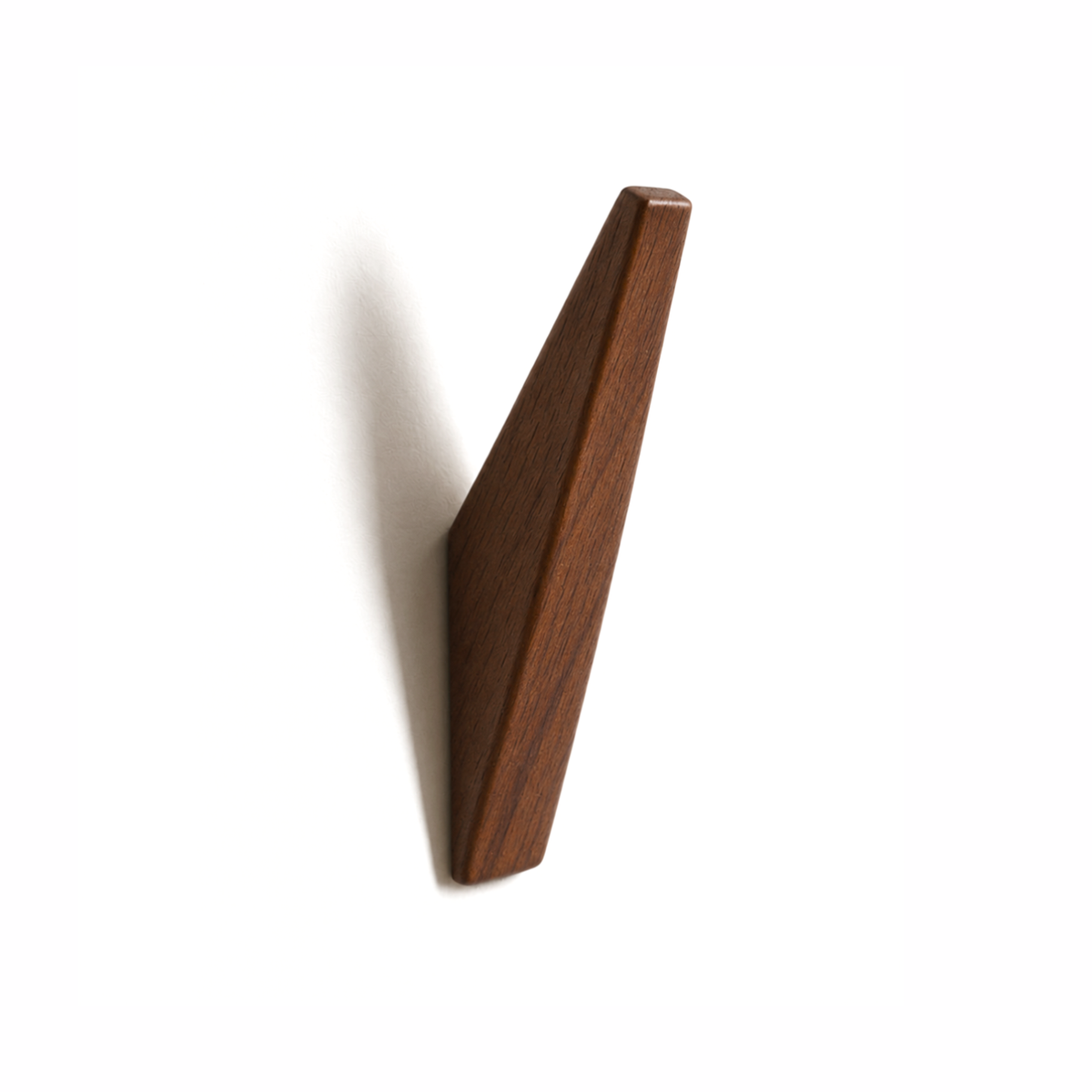 Wandhaak vintage walnoot